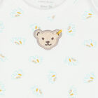 Baby Boys White Elephant & Teddy Bodysuit, 1, hi-res