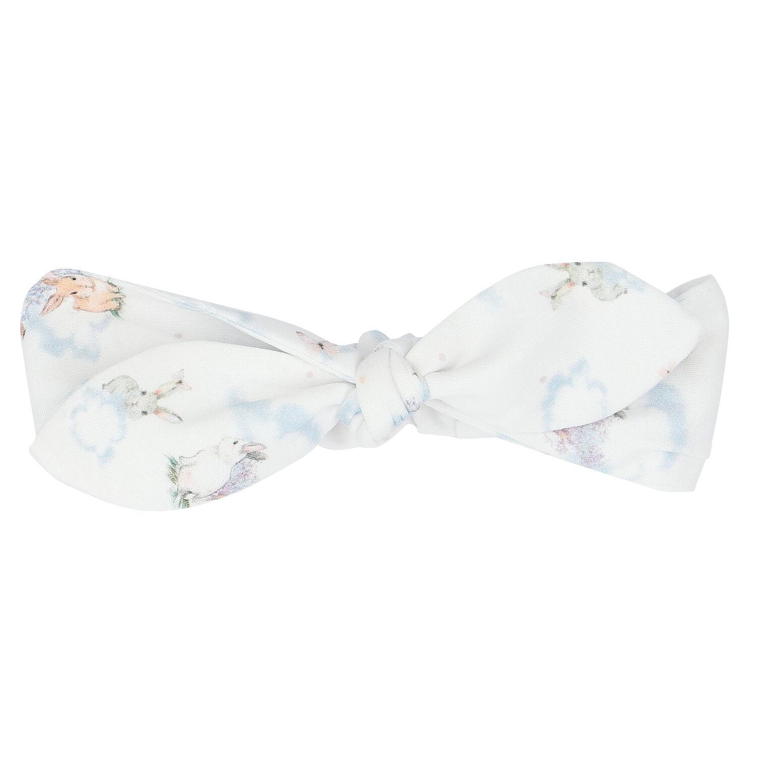 Baby Girls White Rabbit & Lavender Headband, 1, hi-res