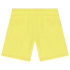 Younger Boys Yellow Logo Shorts, 2, hi-res