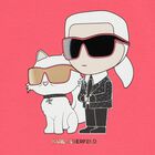 سويت شيرت بنات بشعار باللون الوردي, 1, hi-res