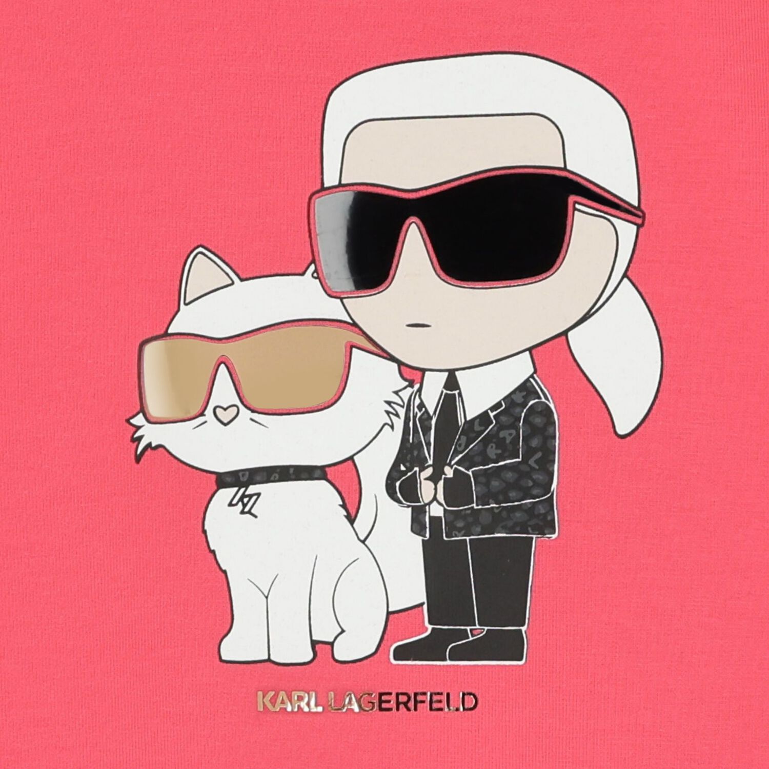 سويت شيرت بنات بشعار باللون الوردي, 1, hi-res