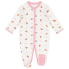 أفرول بنات بالشعار  باللون الأبيض والوردي , 1, hi-res