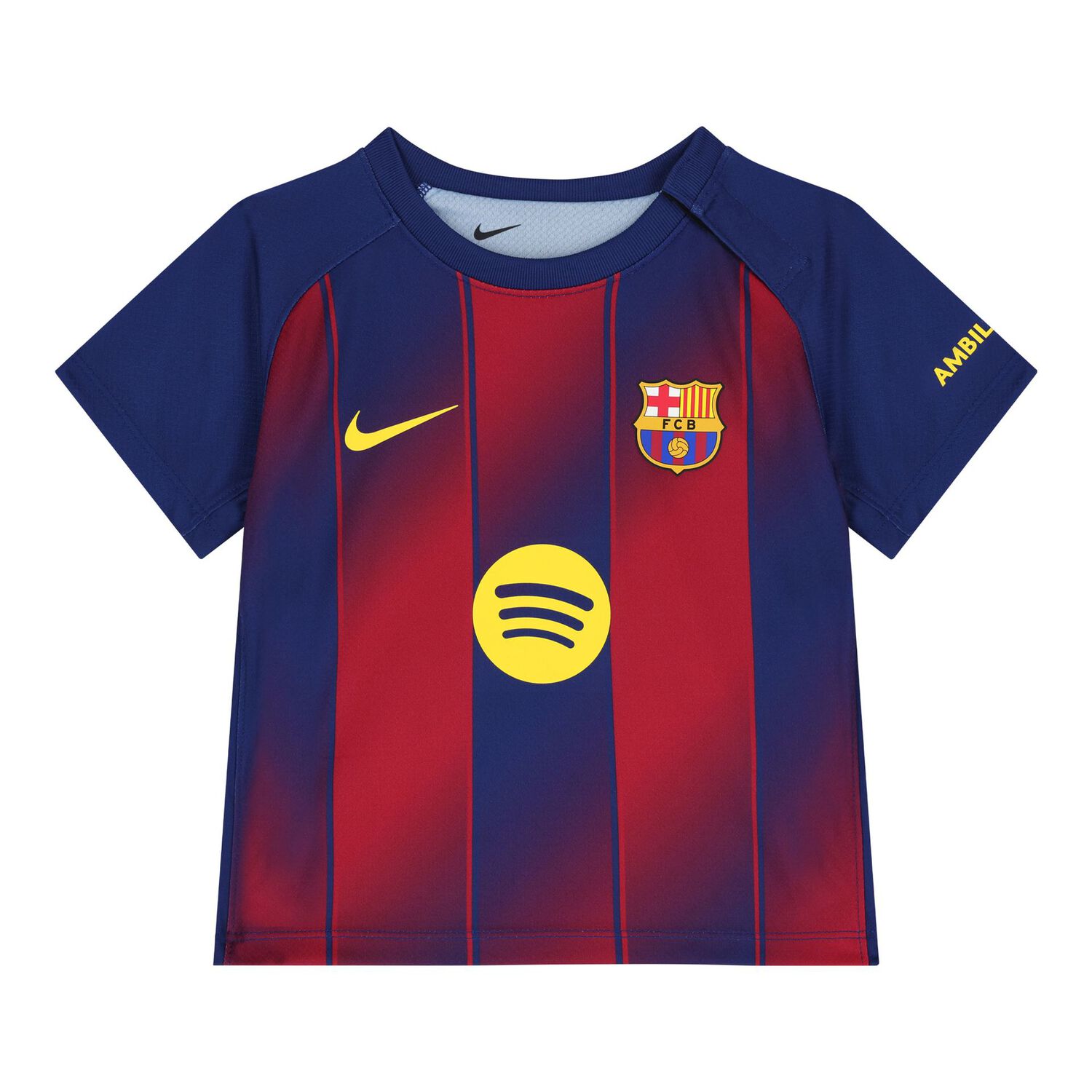 Younger Blue & Red FC Barcelona Shorts Set, 1, hi-res