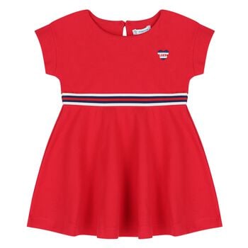 Younger Girls Red Heart Dress