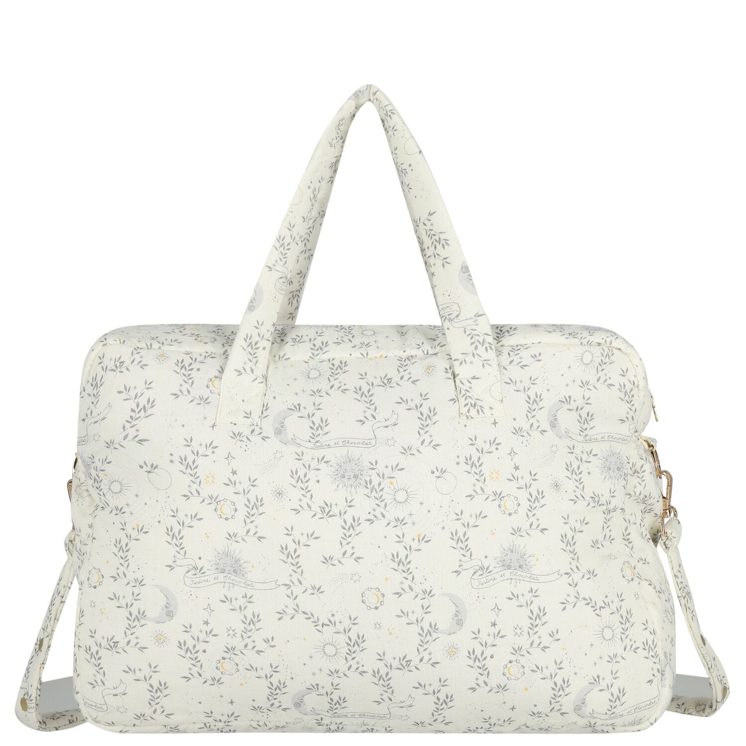 Ivory & Grey R&ecirc;ve &eacute;toil&eacute; Baby Changing Bag, 1, hi-res