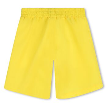 Boys Yellow Logo Shorts