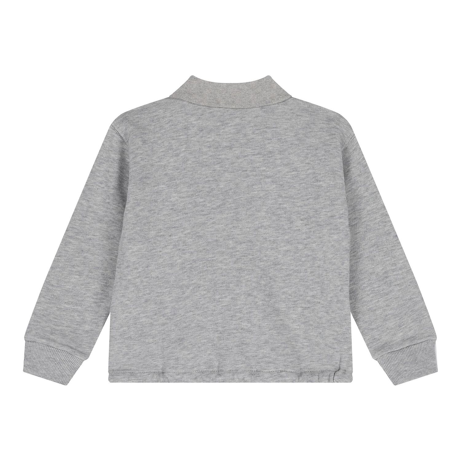 Baby Boys Grey Web Striped Sweatshirt , 1, hi-res