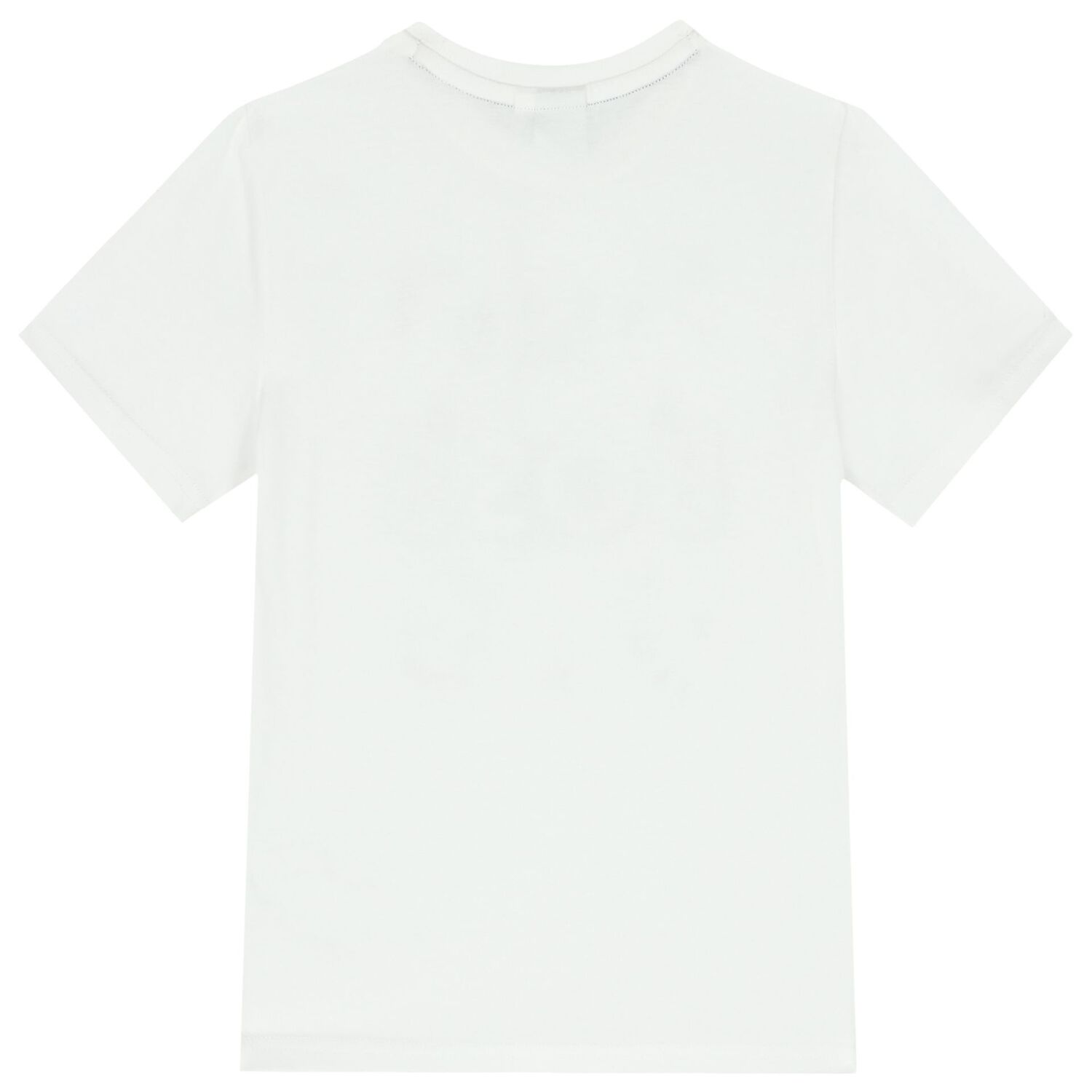 Boys White Logo T-Shirt, 1, hi-res