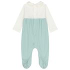 Baby Girls Ivory & Green Babygrows ( 2-Pack ), 2, hi-res
