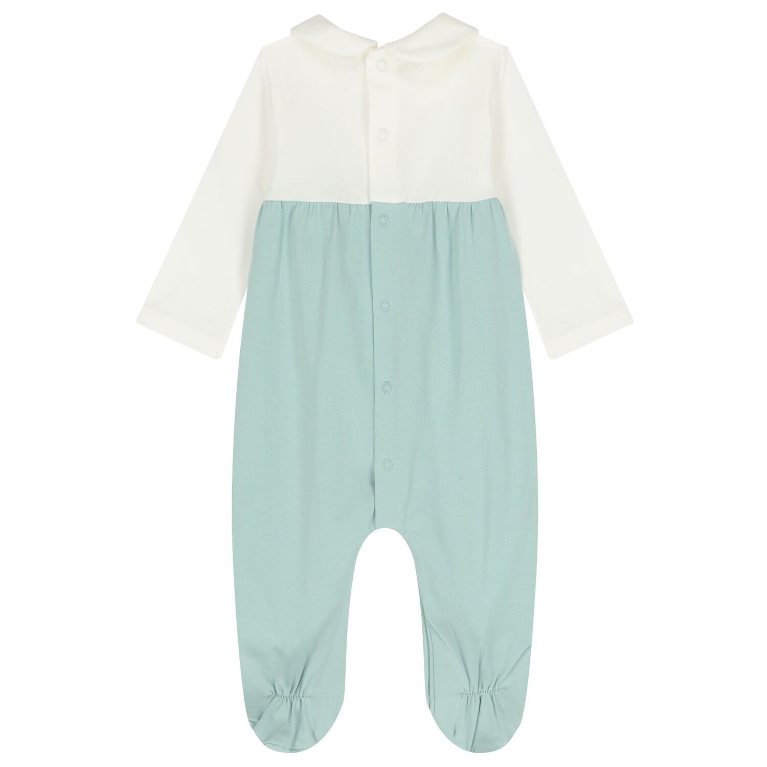 Baby Girls Ivory & Green Babygrows ( 2-Pack ), 2, hi-res