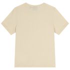 Boys Beige Logo T-Shirt, 1, hi-res