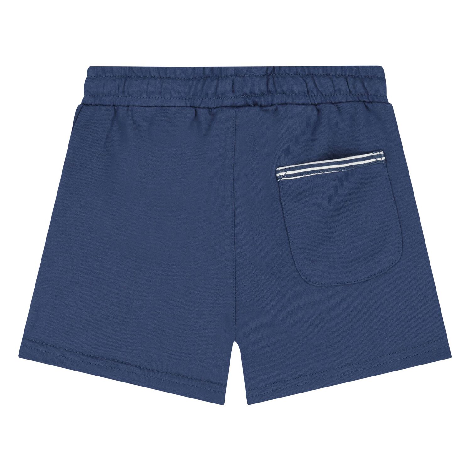 Younger Boys Navy Blue Hippo Shorts, 2, hi-res