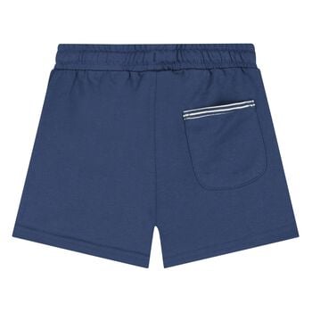 Younger Boys Navy Blue Hippo Shorts