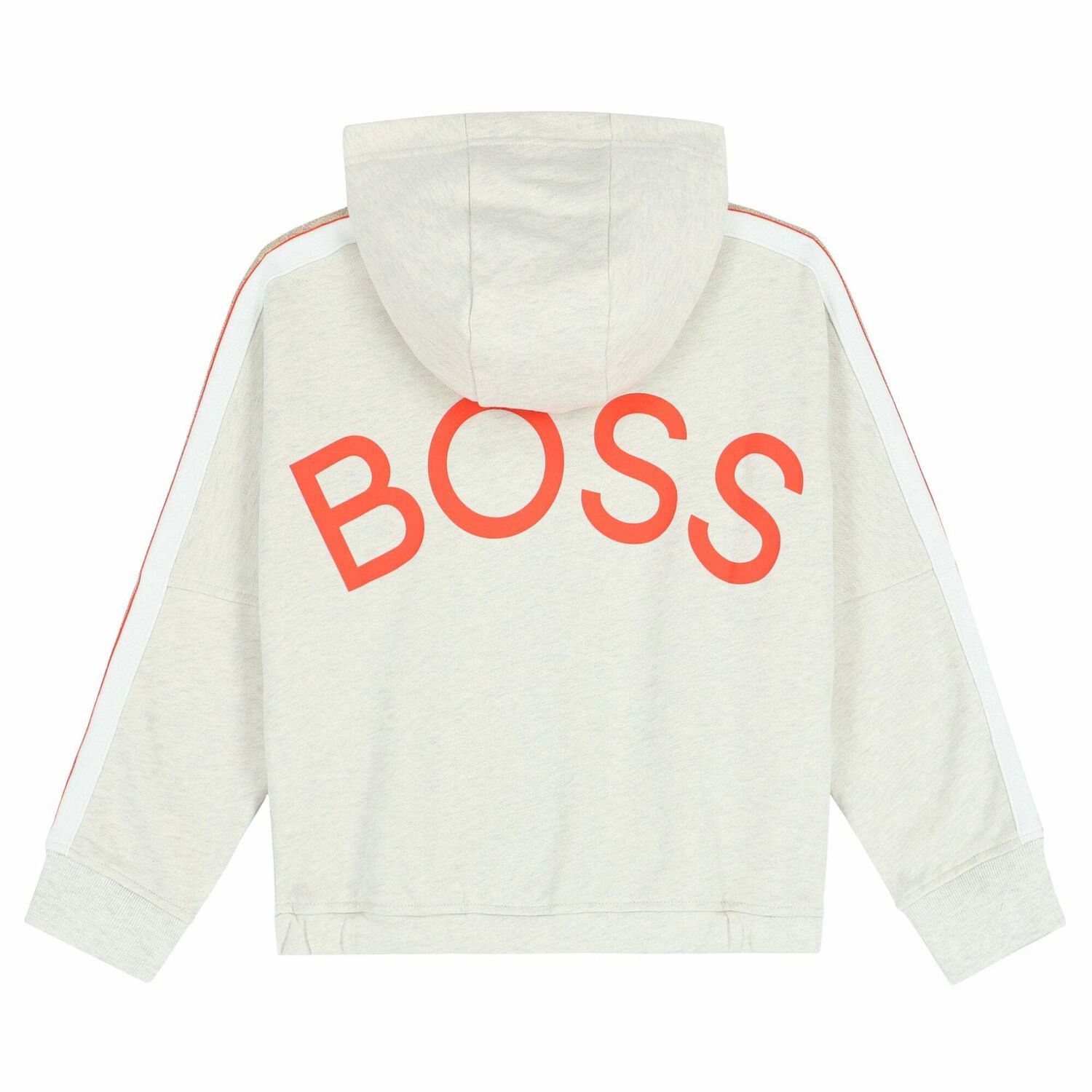 Girls Grey Logo Zip Up Top, 1, hi-res image number null