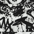 White & Black Graffiti Logo Sweatshirt, 1, hi-res