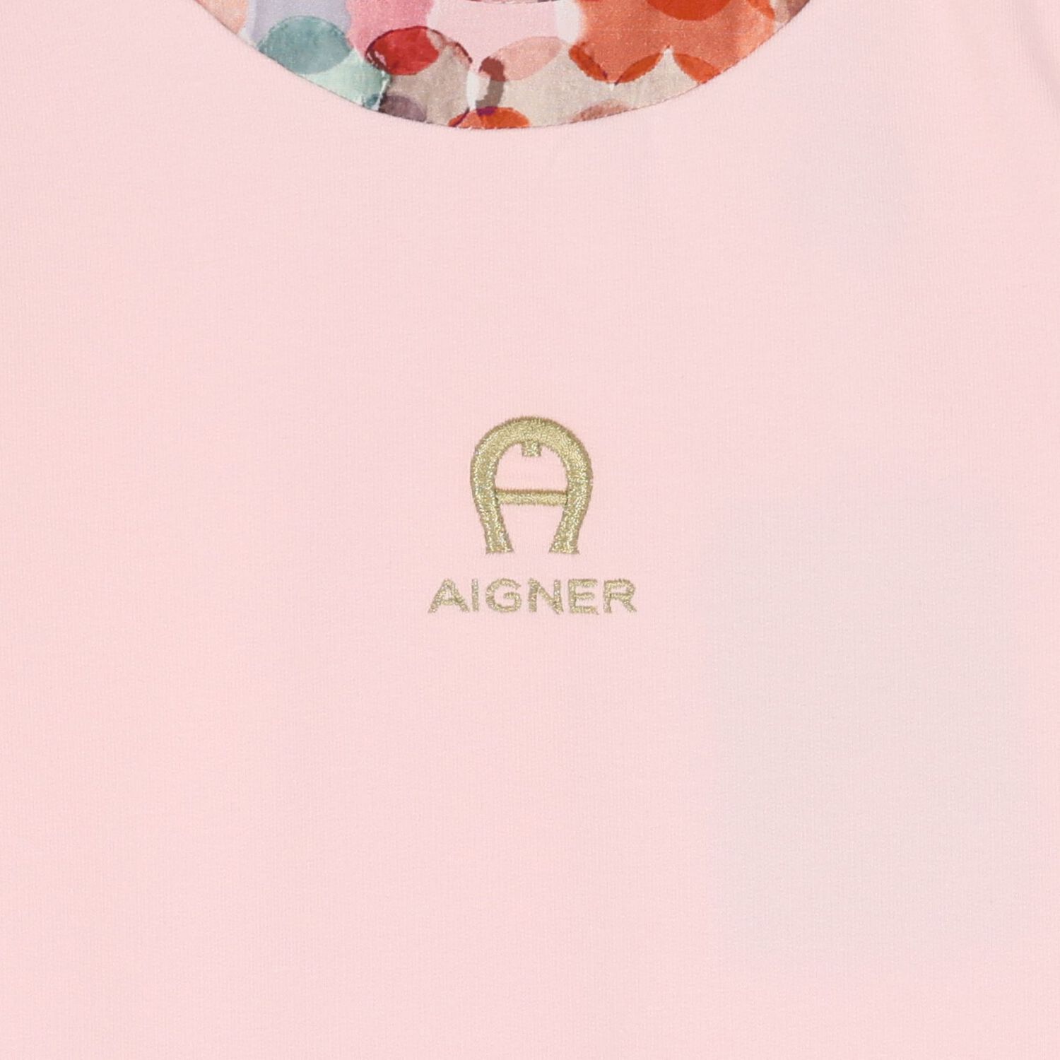 فستان بنات بالشعار باللون الوردي, 2, hi-res