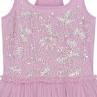 Girls Lilac Embellished Tulle Dress, 1, hi-res