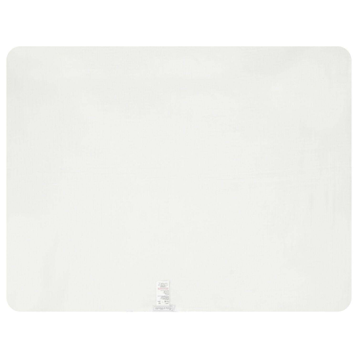 Ivory & Navy Blue Toile De Jouy Baby Blanket, 1, hi-res image number null