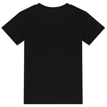 Boys Black Logo T-Shirt