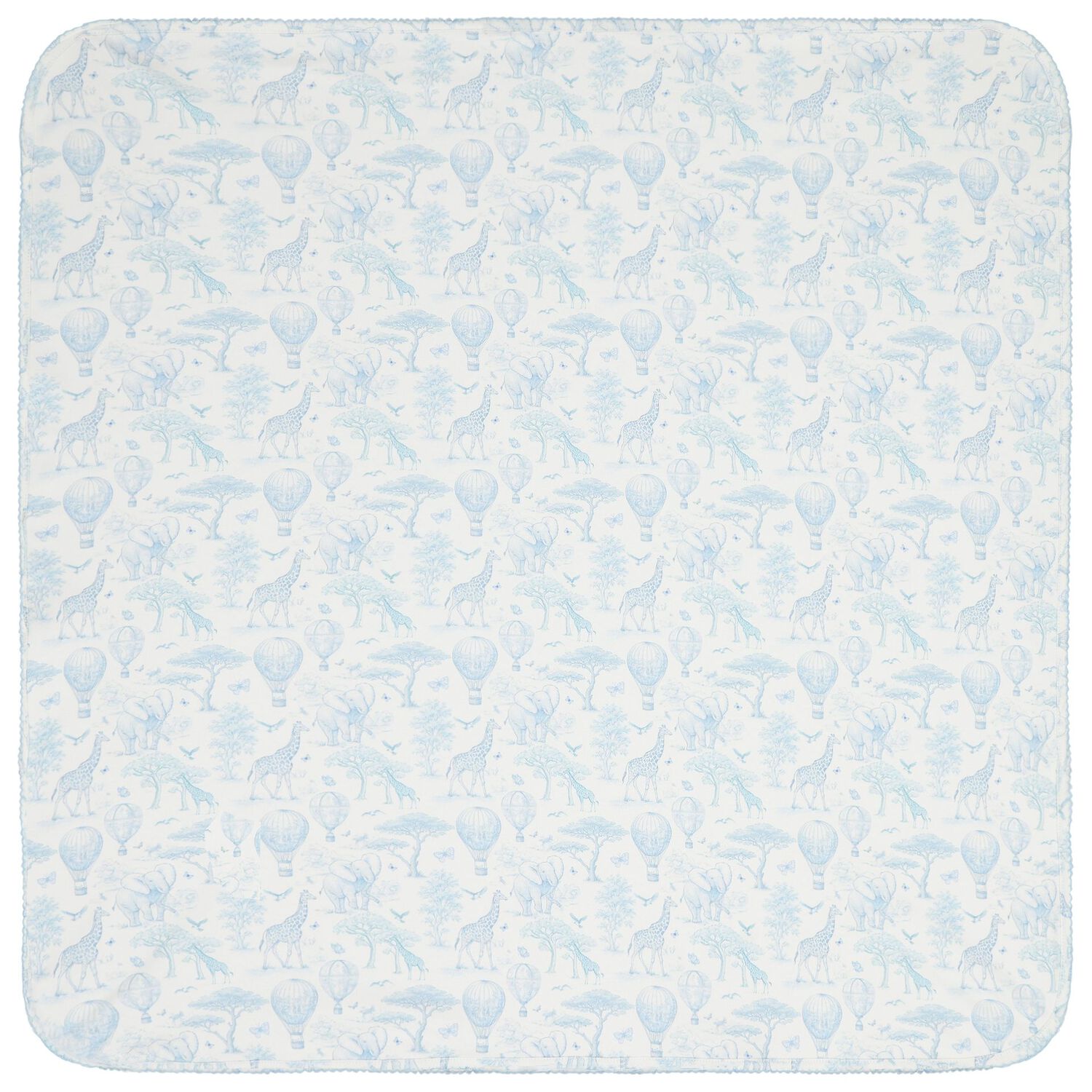 Baby Boys White & Blue Africa Babygrow Gift Set, 1, hi-res