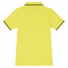 Baby Boys Yellow Logo Polo Shirt, 3, hi-res