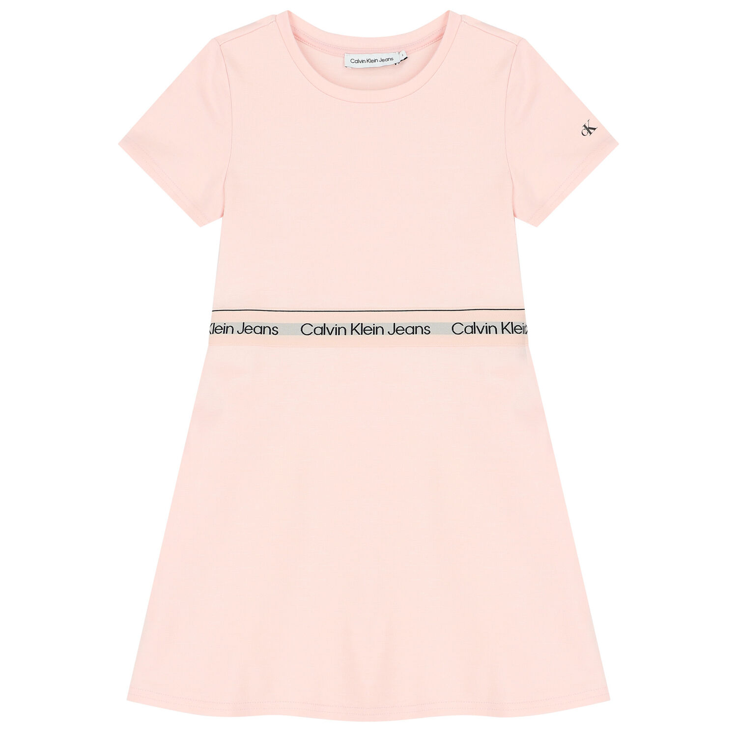 فستان بالشعار باللون الوردى, 2, hi-res