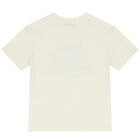 Boys Ivory Logo T-Shirt, 2, hi-res