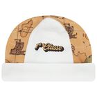 White & Beige Geo Map Babygrow Set, 2, hi-res