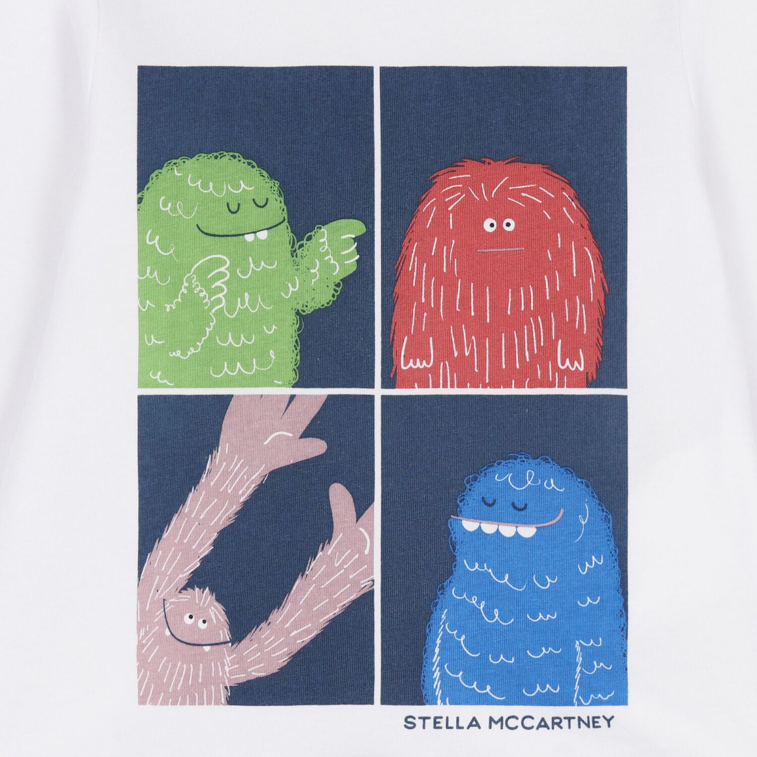 Younger Boys White Yeti Long Sleeve Top, 1, hi-res