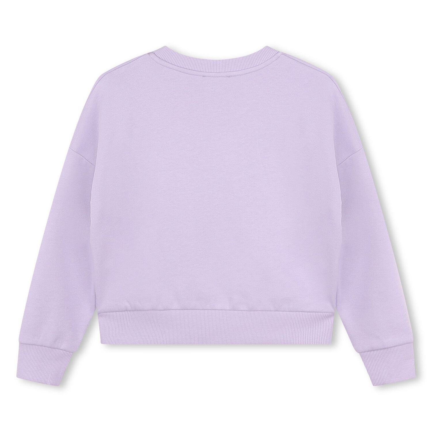 Girls Purple Logo Sweatshirt, 1, hi-res