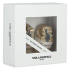 Baby Girls Gold Logo Pre Walker Shoes, 1, hi-res