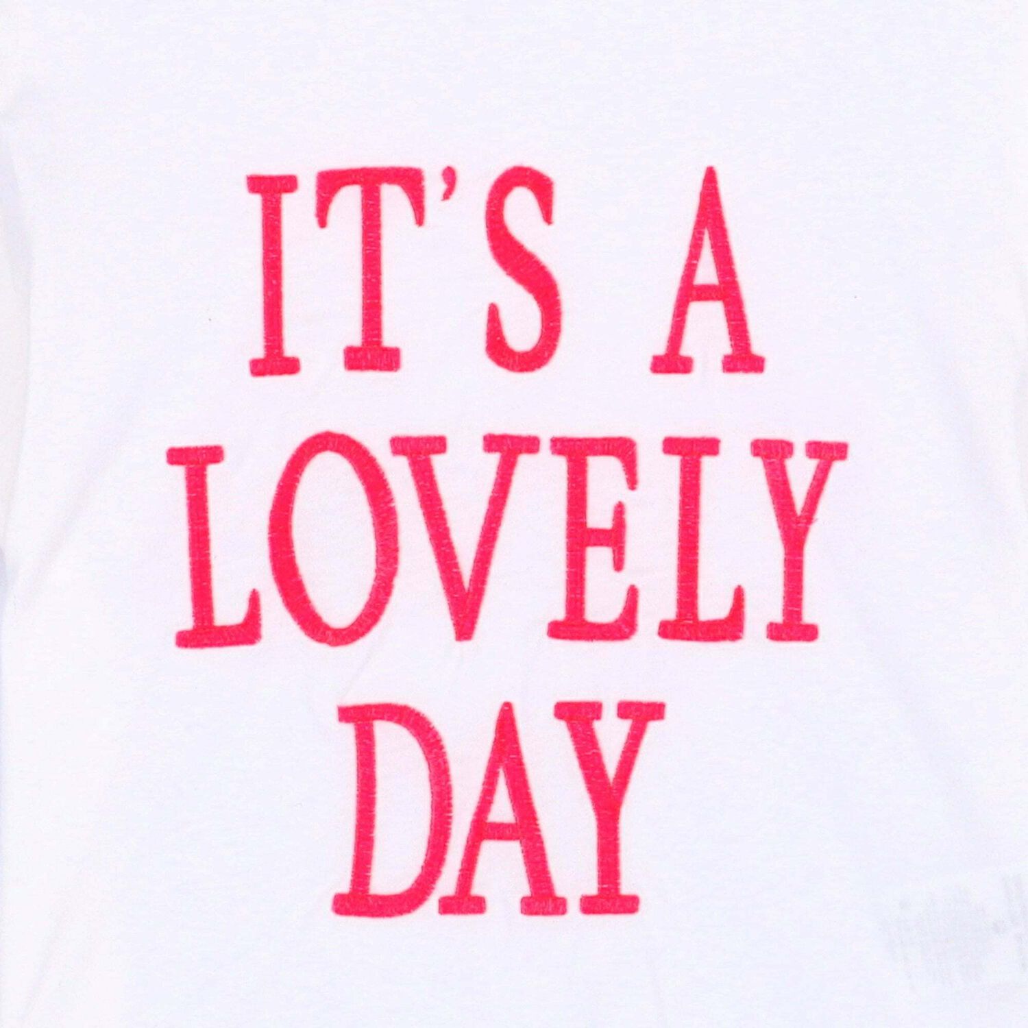 Girls Off White Embroidered Text T-Shirt, 1, hi-res image number null