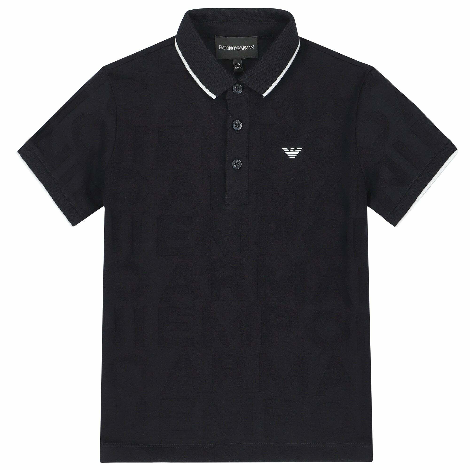 Armani polo shirt junior clearance