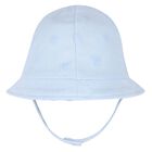 طقم بنطال وقبعة باللونين الأزرق والأبيض للأولاد الصغار, 2, hi-res