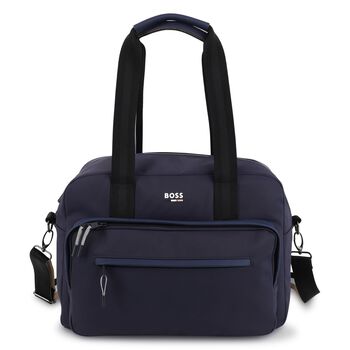 Navy Blue Logo Baby Changing Bag