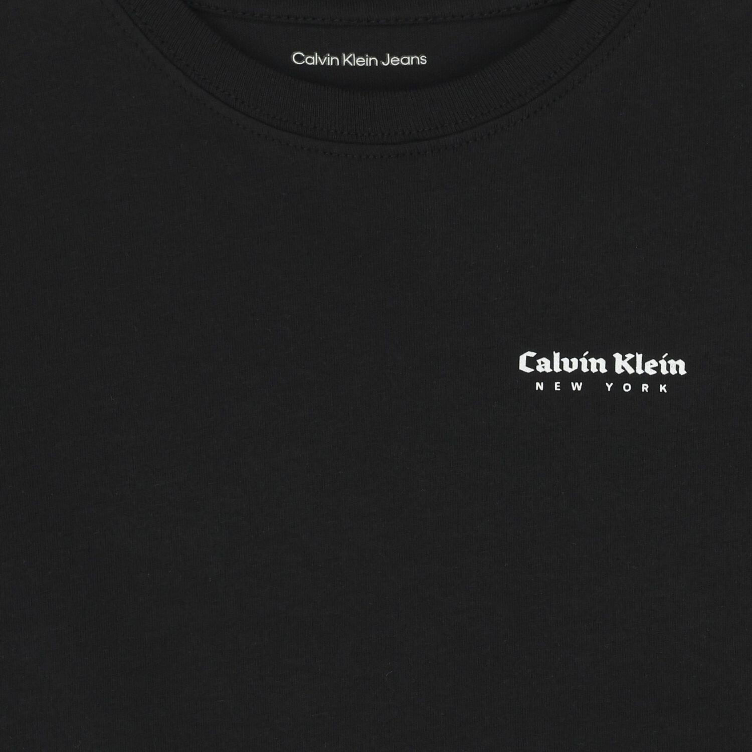 Boys Black Logo T-Shirt, 1, hi-res