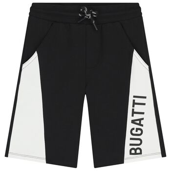 Boys Black Logo Shorts