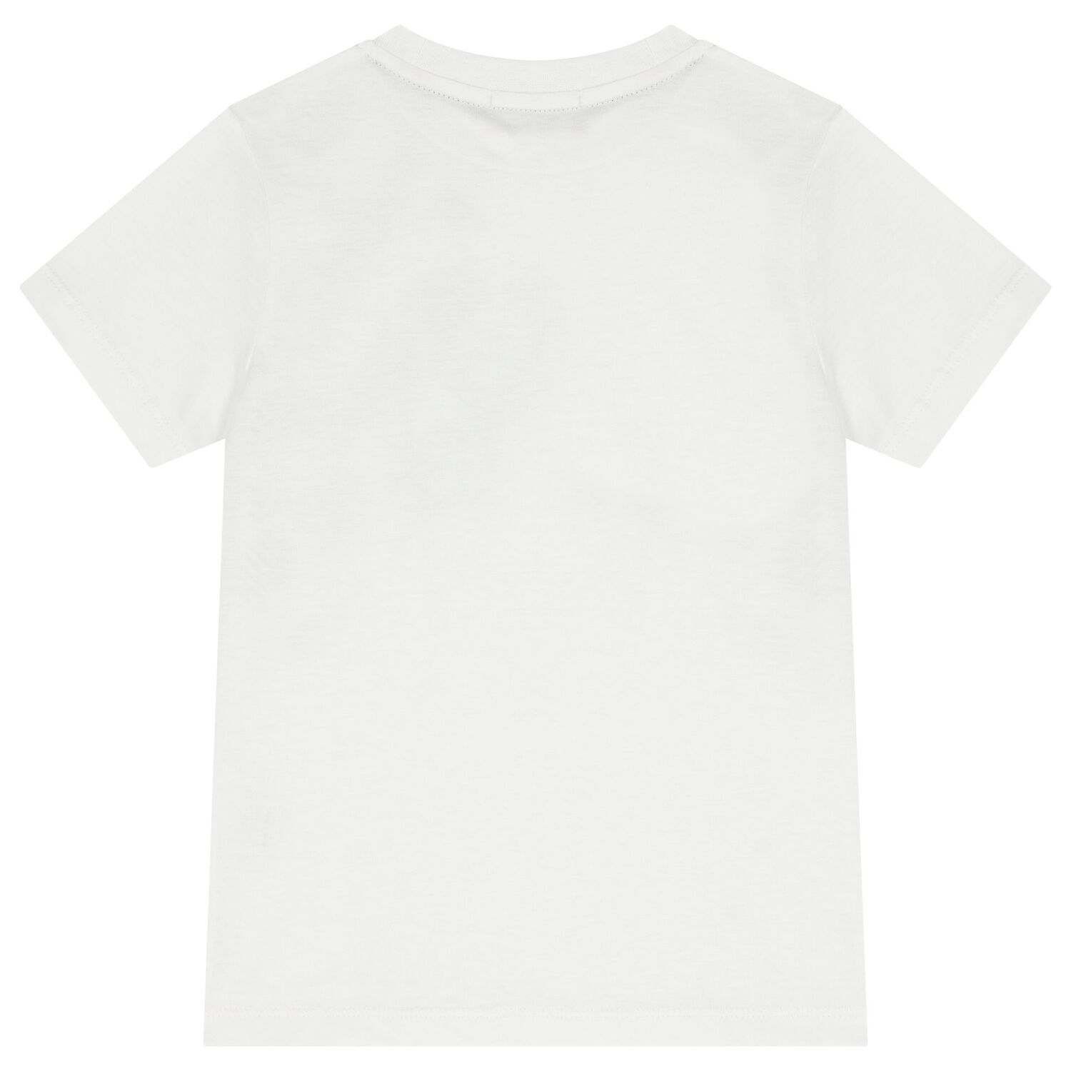 Boys White Logo T-Shirt, 1, hi-res