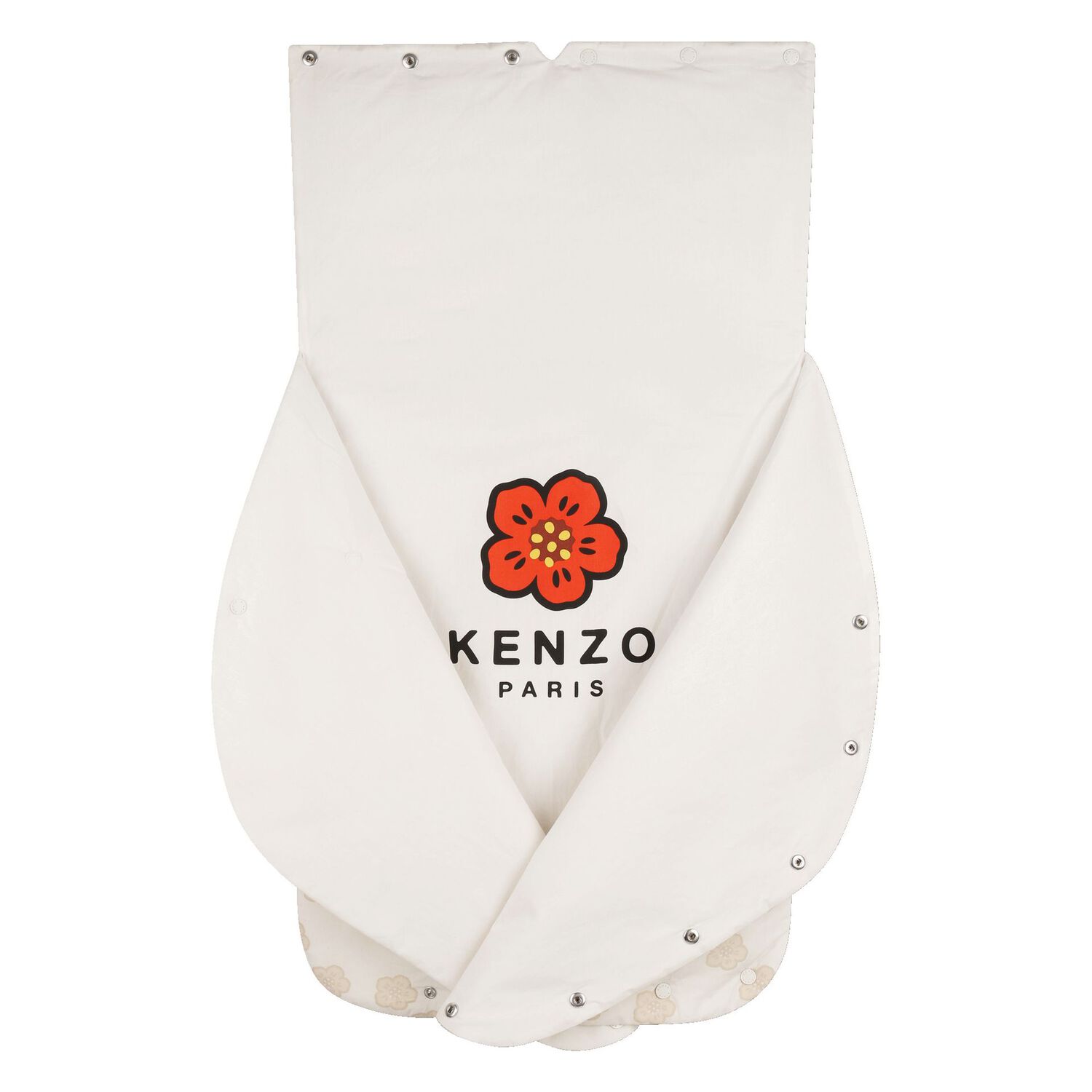 Ivory & Beige Boke Flower Reversible Baby Nest, 1, hi-res