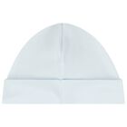 طقم بطانية و قبعة أولاد بشعار تاج باللون الأزرق, 2, hi-res