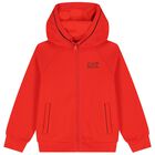 Boys Red & Black Logo Tracksuit, 1, hi-res