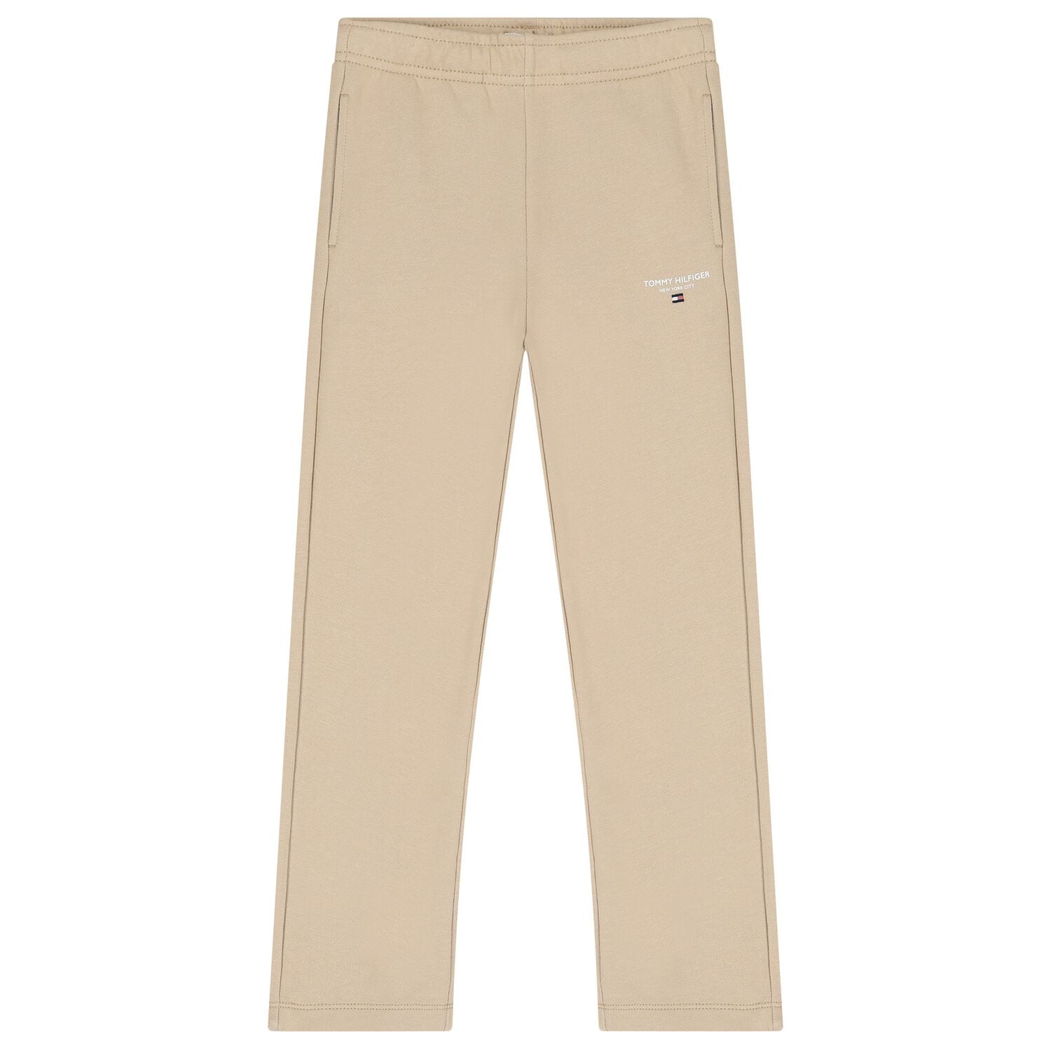 Boys Beige Logo Joggers, 1, hi-res