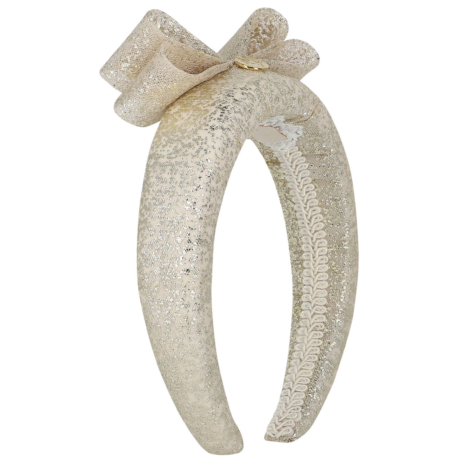 طوق شعر بنات باللون الذهبي , 1, hi-res image number null