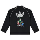 بدلة رياضية بالشعار باللون الأسود, 1, hi-res