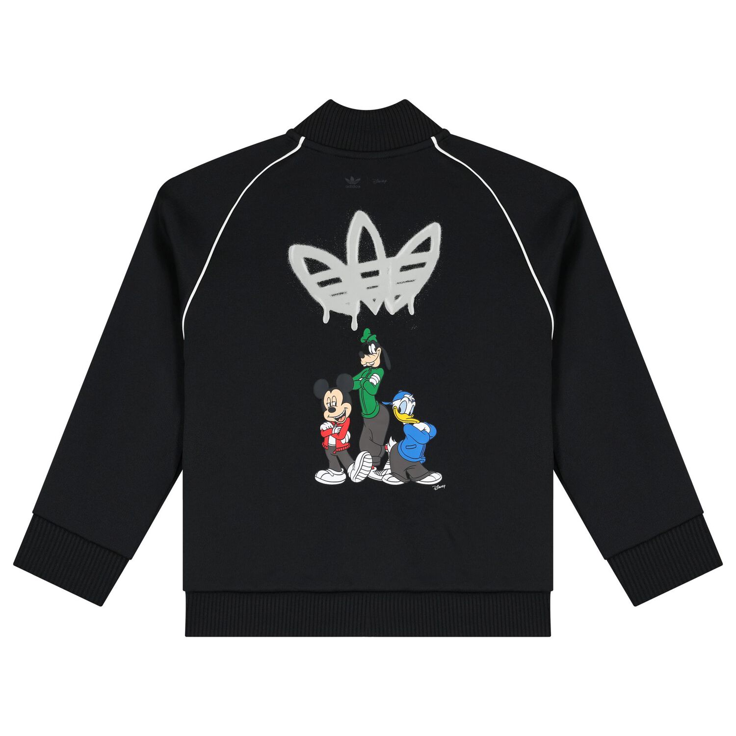 بدلة رياضية بالشعار باللون الأسود, 1, hi-res