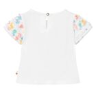 Girls White Hearts Tulle Skirt Set, 1, hi-res