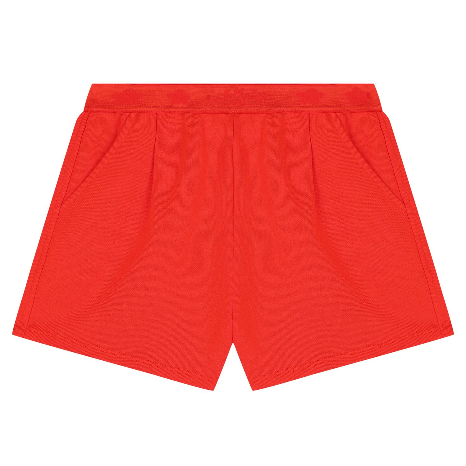 شورت بطبعة الزهور باللون الأحمر للبنات, 1, hi-res