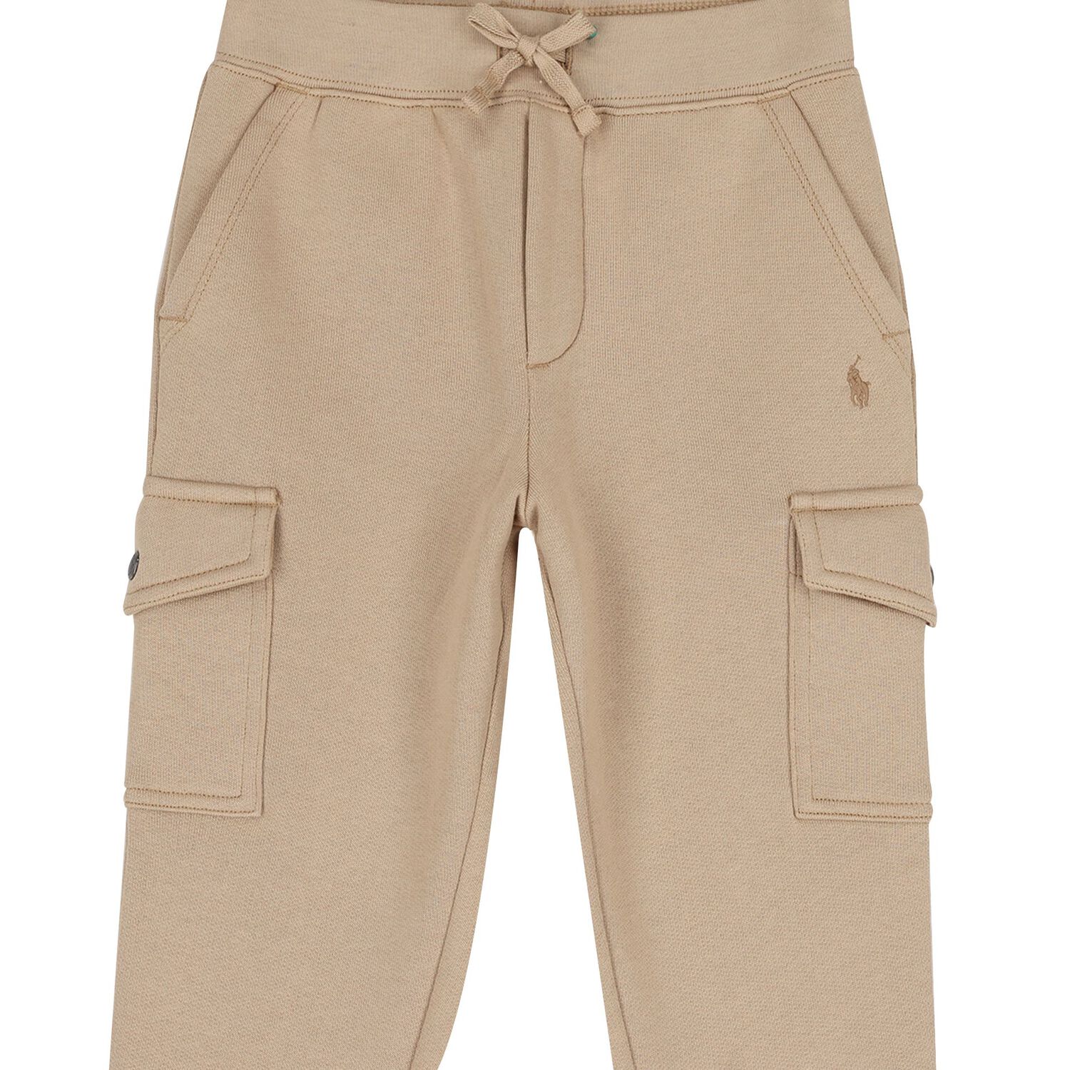 Boys Beige Logo Joggers, 1, hi-res image number null