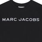 Boys Black Logo Long Sleeve Top, 1, hi-res