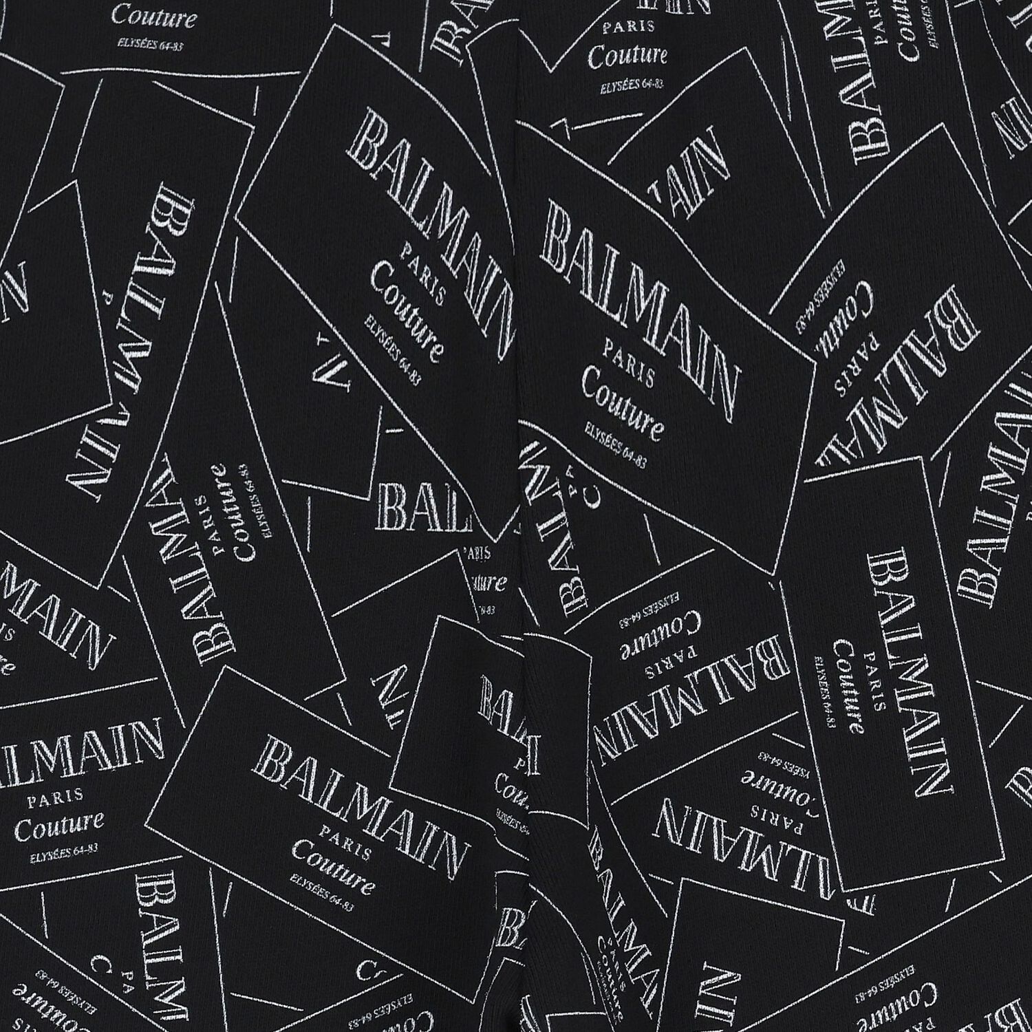 بنطال رياضي بشعار باللونين الأبيض والأسود, 1, hi-res